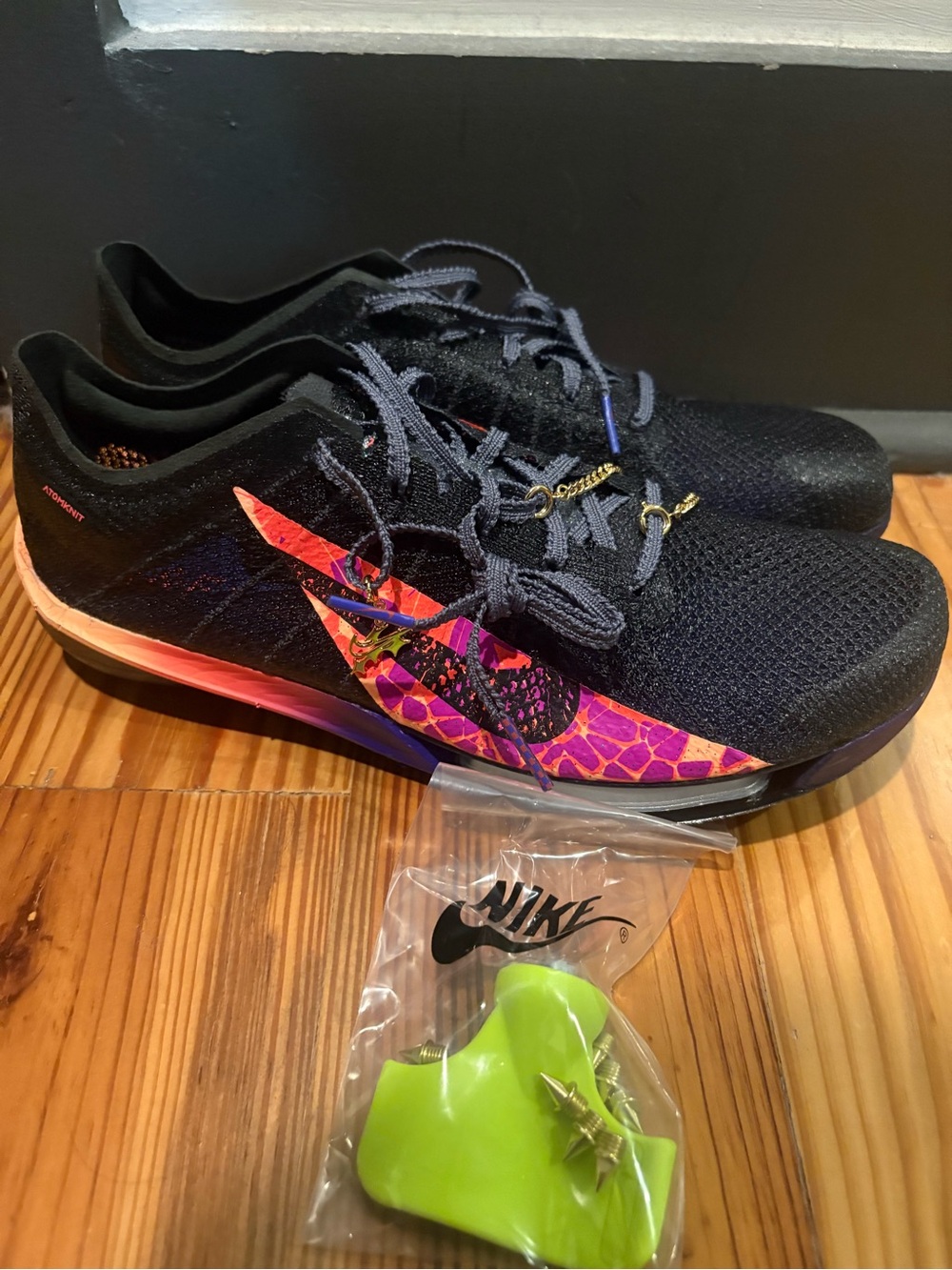 Men's Nike Victory 2 Glam Track & Field Spikes Light Carbon IM9130-001 Size 8.5